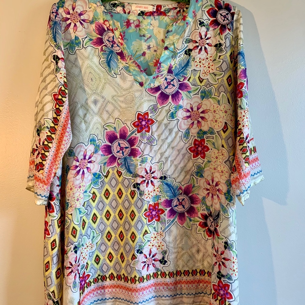 Johnny Was shirt blouse tunic